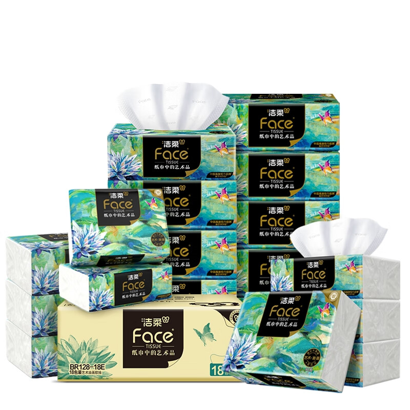 �����ֽFace�߶��ͻ�ֽ���Ӻ��ʪˮ���ֽ����ֽ���òͽ���ֽ���� 4�� 80��*18�� ����װ 29.69Ԫ