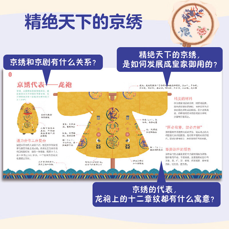 了不起的中国非遗（全5册）精装大开本 布艺建筑书画戏曲纸艺6-15岁中小学生儿童青少年课外阅读民间习俗传统文化发展历史科普书籍