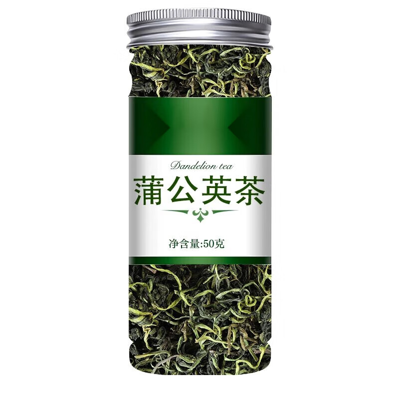 新鮮蒲公英茶散茶白浦公英葉根溼茶 一瓶裝50尅