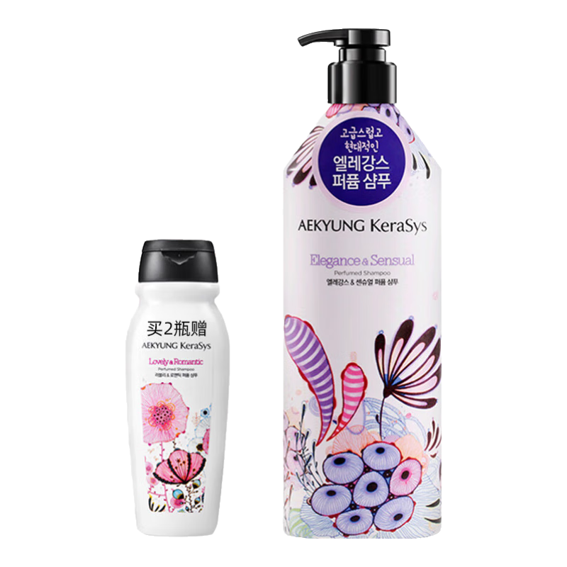 爱敬（AEKYUNG）洗发水控油蓬松洗发露柔顺清爽无硅油洗头膏男女士洗发液600ml