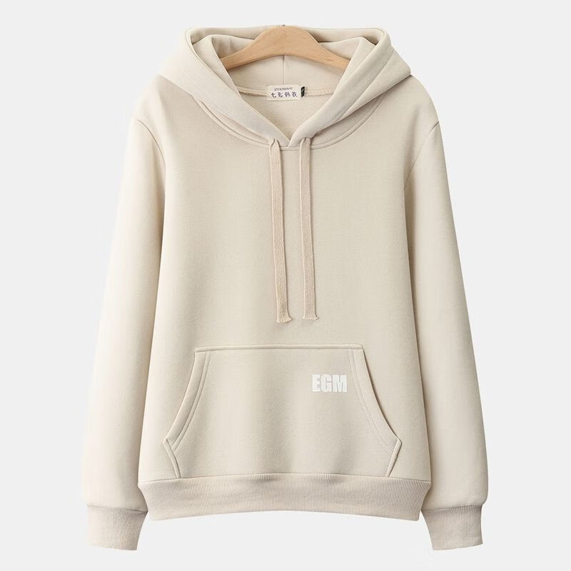 wait await四十岁女卫衣文艺套头连帽上衣2023秋季新款连帽卫衣女胖mm