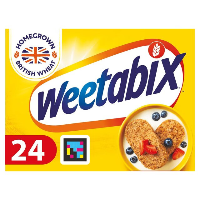 維多麥Weetabix英國維多麥小餅全麥麥片牛奶沖飲酸奶即食早餐健身代餐 原味24只裝