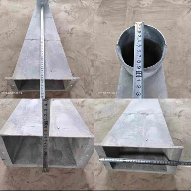 迪凡侧入式雨水斗 铸铁侧排雨水斗87型侧入式雨水口圆口侧排地漏穿墙