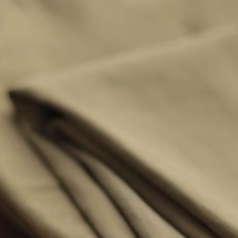 子牧棉麻2024秋装新款 女小脚哈伦裤工装裤萝卜休闲裤九分宽松裤子3277 军绿色 M(建议95-110斤)