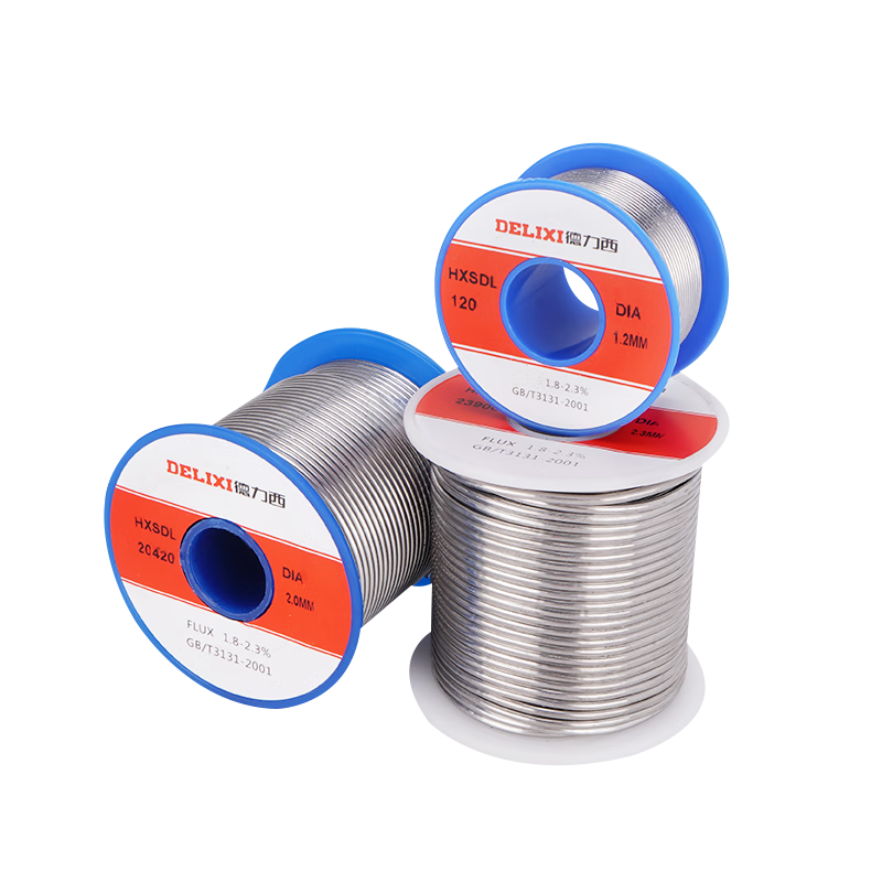 德力西松香焊锡丝40度高活性免清洗0.5 0.6 0.8 1.2-2.