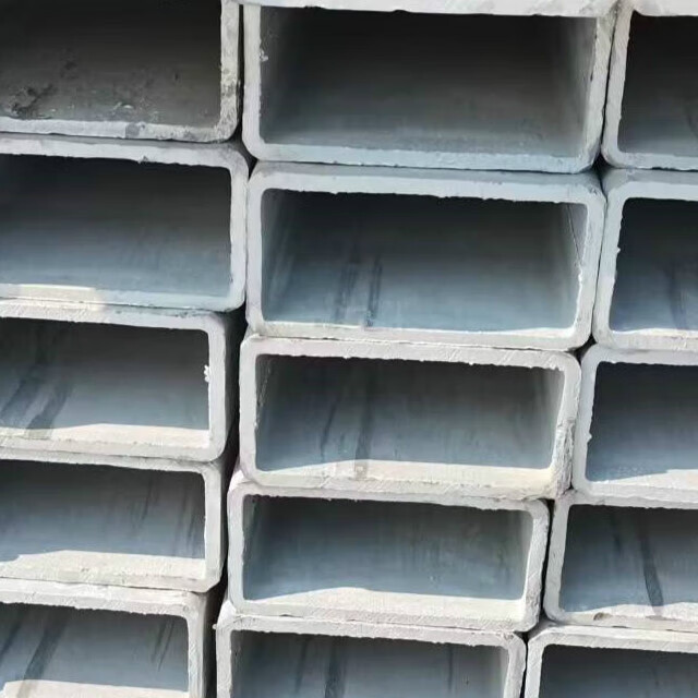 国标热镀锌方管方形管冷镀锌方管镀锌方管护栏方管钢材白色