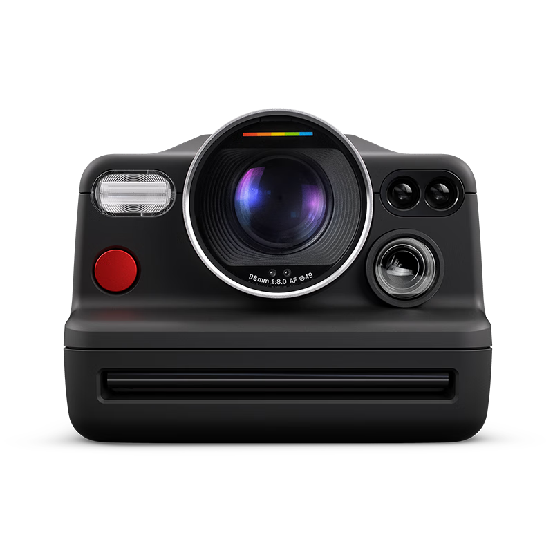 【】宝丽来（Polaroid）拍立得I-2即时成像相机，锐利镜头，精心设计，为艺术创作而生 黑色 套餐二 相机+彩色2黑白1彩框1圆框1