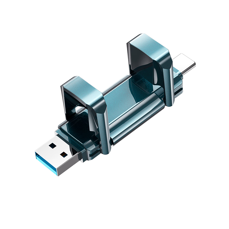 aigo 爱国者 U397 USB3.2 U盘 神谕松绿 256GB USB-A/Type-C