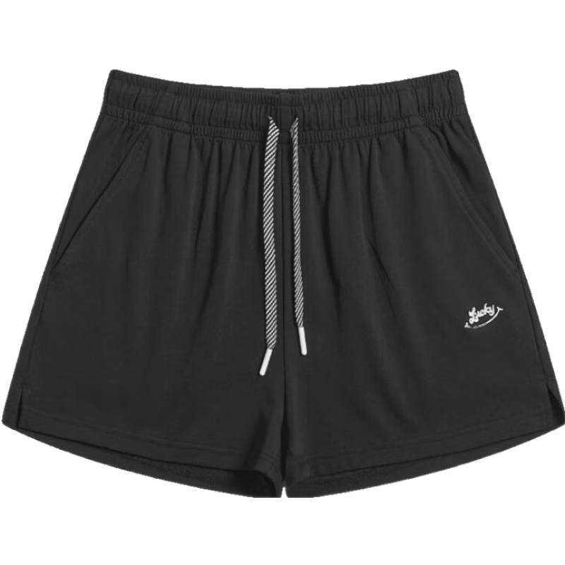 特步（XTEP）运动短裤夏季新款透气针织短裤女 山林红 XL