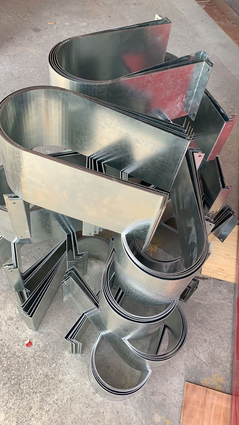 镀锌板白铁片a3铁板q235冷热扎钢板加工定制折弯打孔激光切割烤漆 0.