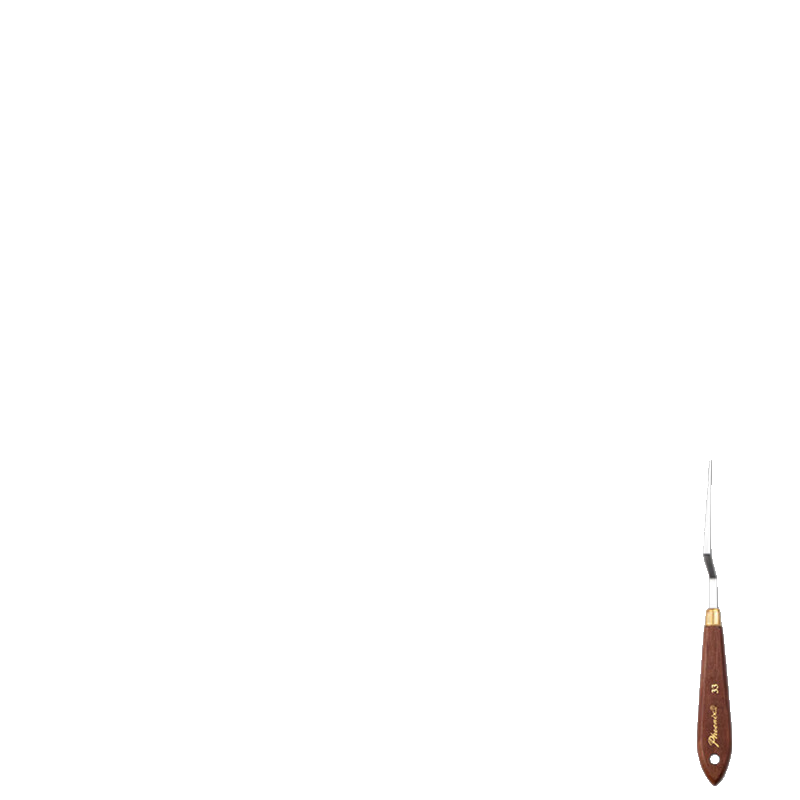 凤凰画材 凤凰多功能颜料调色刀单把刮刀木制油画刀套装水粉丙烯颜料不锈钢调色刀挑刀刮画刀 【34把】常用1-34#全套