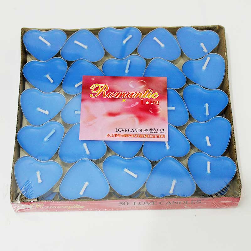 hywlkj小蜡烛无烟摆字情人节七夕求婚表白生日婚庆心形爱心茶蜡 心型