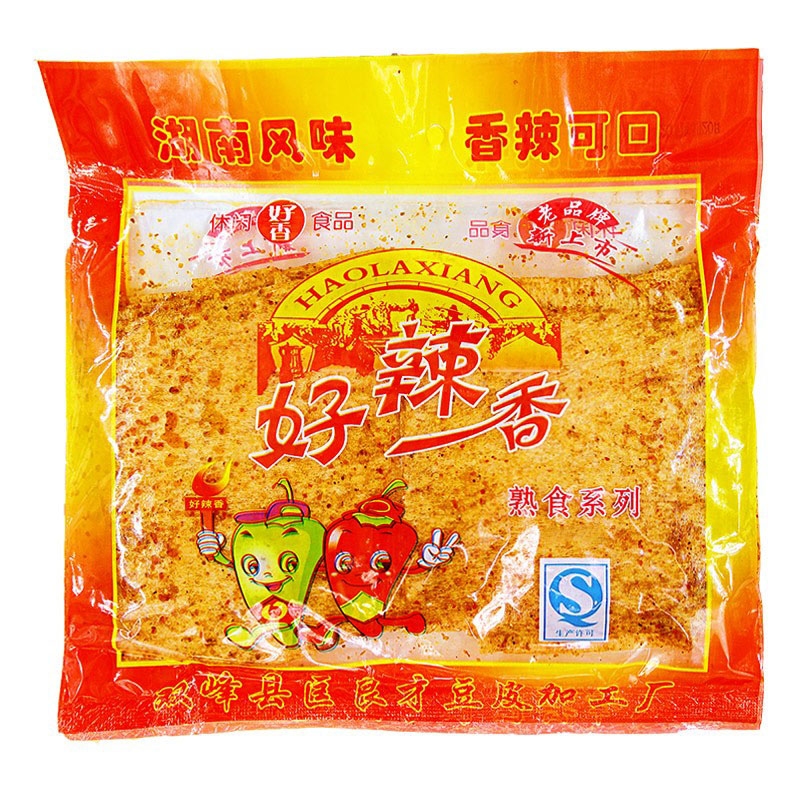 滇初湖南双峰特产好辣香麻辣片90克 豆皮辣片儿时怀旧零食麻辣片辣条
