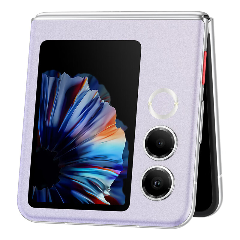 努比亚(nubia)国民小折叠 Flip 2【国家补贴】12GB+256GB 冰晶紫 5000万后置主摄 全视角悬停摄影 5G轻薄AI手机