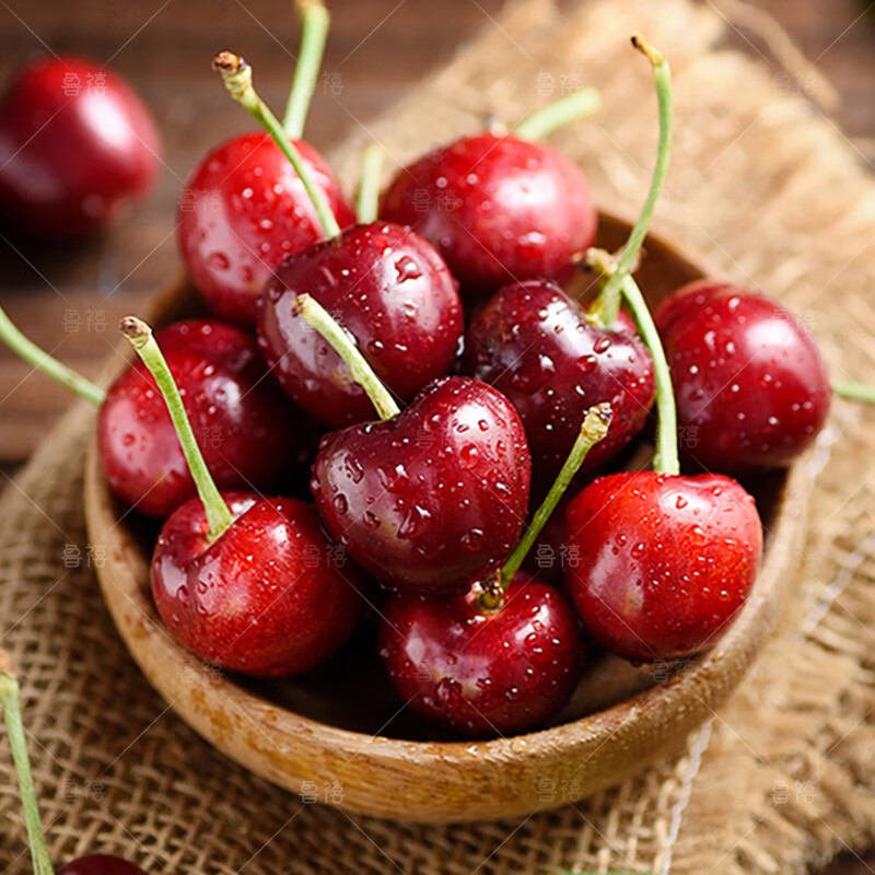 鲁禧头茬山东大樱桃 国产车厘子樱桃水果 新鲜水果时令生鲜现采现发 4斤(净重) 带箱5斤家庭特惠装22-26mm