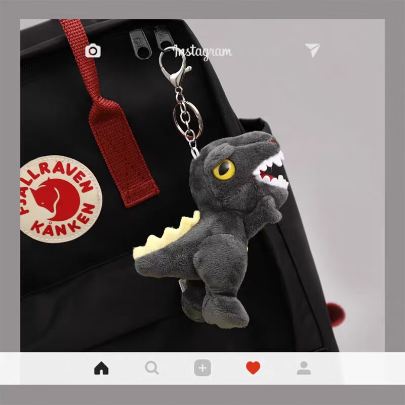 黑色 大嘴霸王龙-灰色