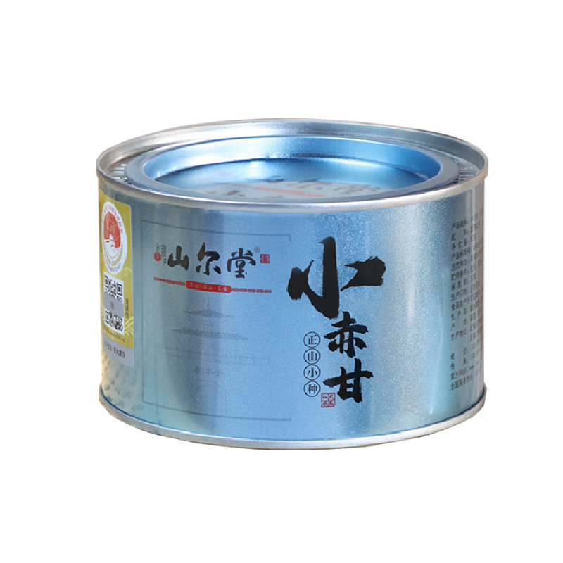 山爾堂紅茶正山小種小赤甘一級武夷山桐木關(guān)原產(chǎn)罐裝花果香50g
