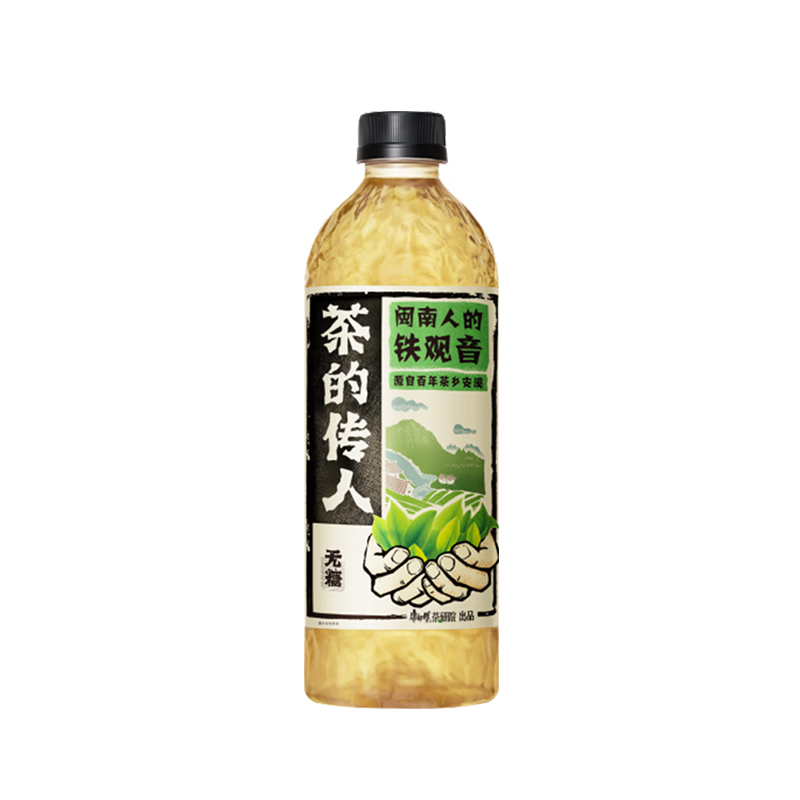 康师傅茶的传人 青柑普洱 铁观音 无糖茶饮料 闽南人的铁观音 500ml*15瓶