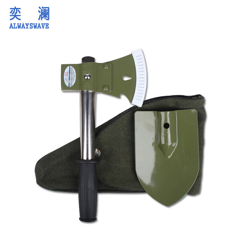 奕澜三合一套装组合铲锯多功能探险工具 m002不锈钢工兵铲yljm-01799
