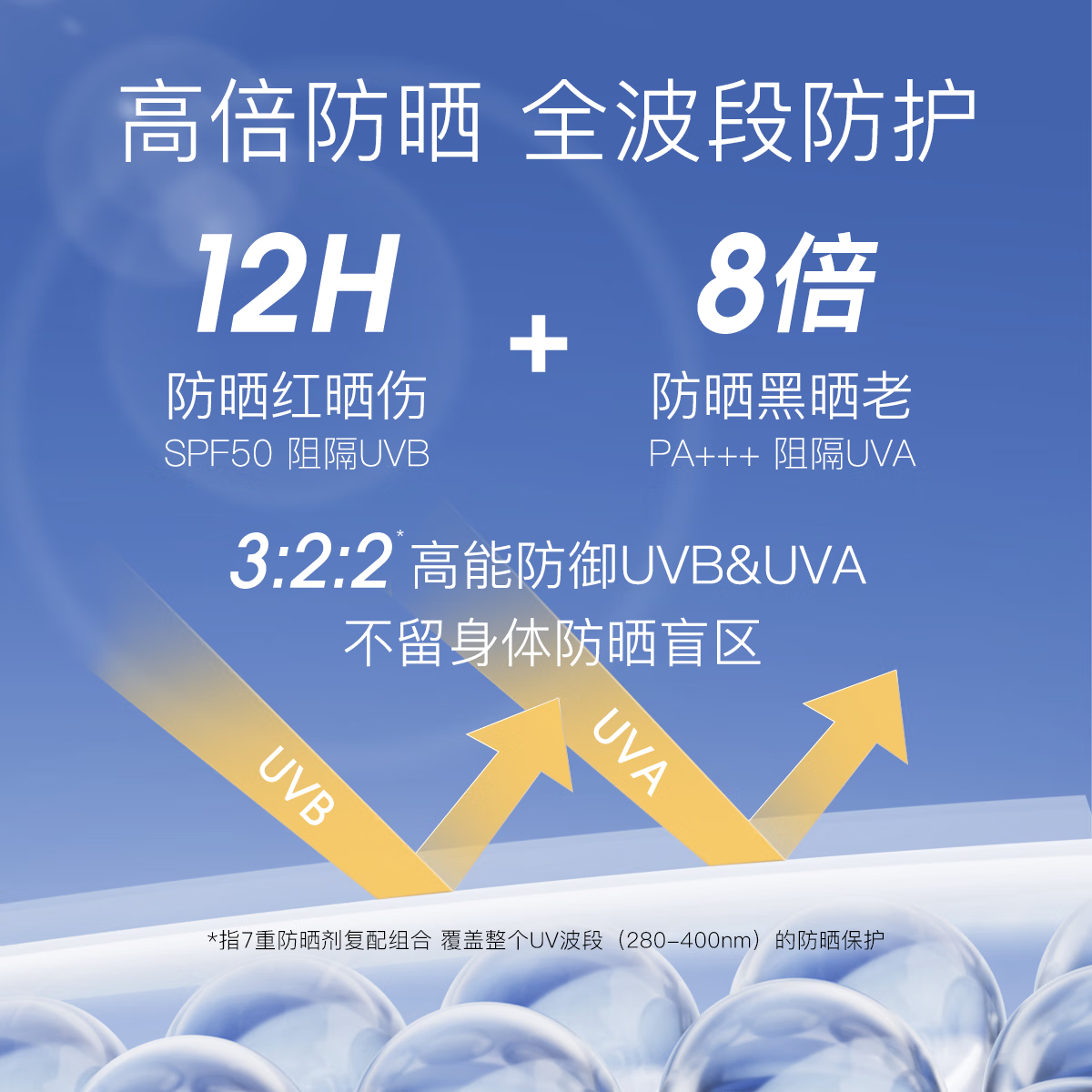 柳丝木(Ositree)水漾轻薄防晒露户外海边露营spf50身体高倍防晒霜正品男女 100g(大容量)