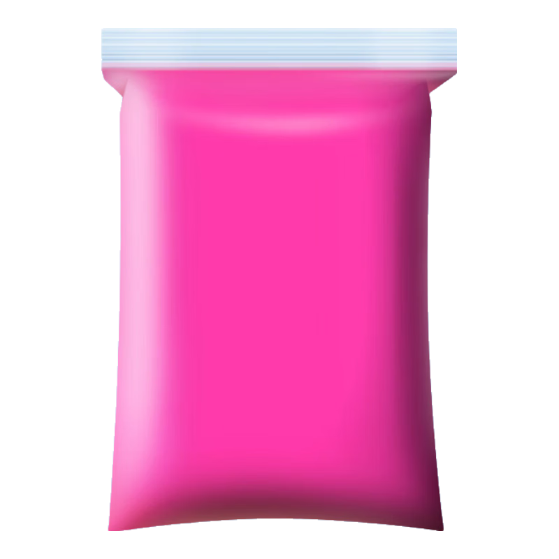 【12克】超大粘土36色黏土12色24色橡皮泥益智玩具太空泥儿童diy手工彩泥安全无毒 【100克】玫红色1包