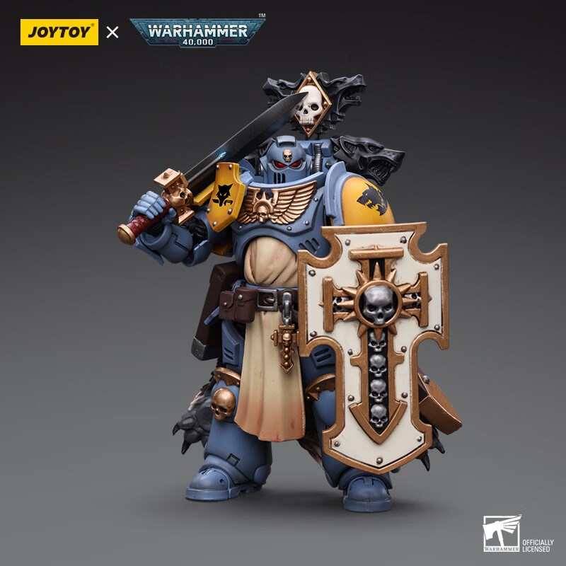 暗源joytoy暗源战锤40k原铸星际战士剑卫老兵4款1:18全可动兵人模玩