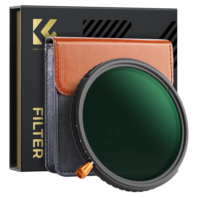 卓尔（K&F CONCEPT）三合一滤镜 28层镀膜可调减光镜ND2-32可变nd滤镜cpl偏振镜1/4黑柔滤镜49/67/72/77/82mm