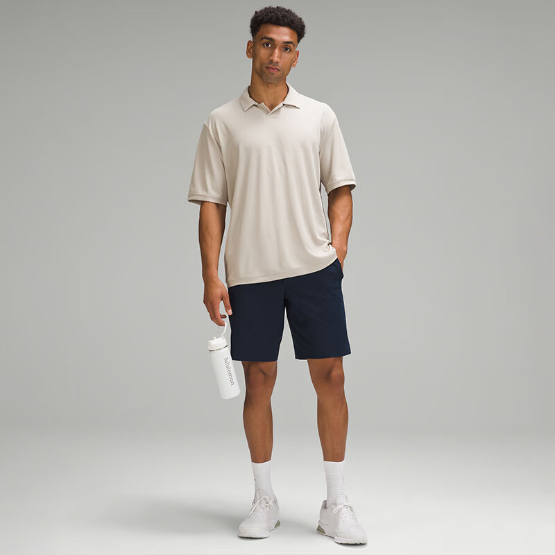 lululemon 丨Textured Mesh 男士纹理网面短袖休闲衫 LM3EZWS 