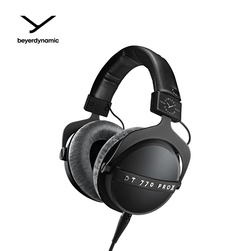 拜雅（beyerdynamic）DT 770 PRO X 头戴式监听录音室封闭式专用耳机 48欧 拜雅百周年限定款