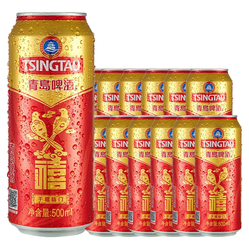TsingTao/�ൺ ǧ������ ��װơ�� 500ml 12�� 46.87Ԫ