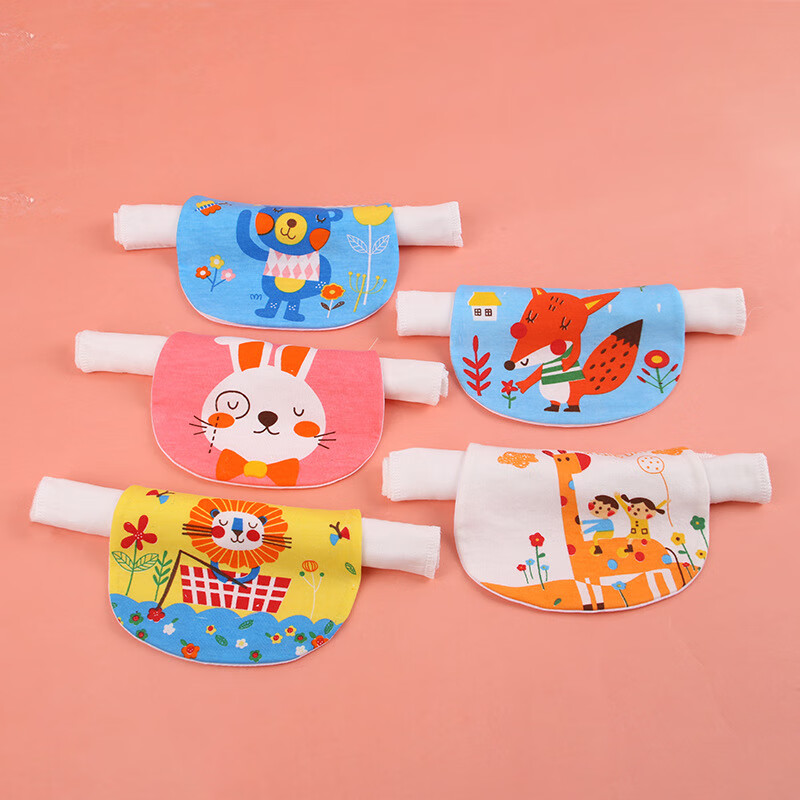 耀缇棉纱布垫背隔汗巾四层六层吸汗巾卡通婴幼儿园游乐场儿童吸汗巾