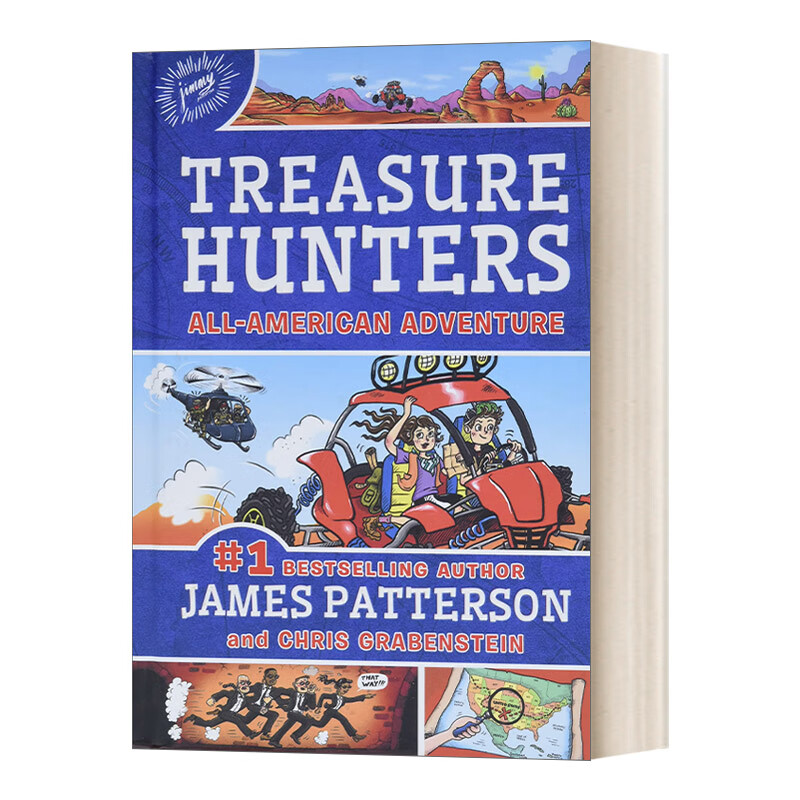 进口原版 treasure hunters #6 all-american adventure 夺宝奇兵#6