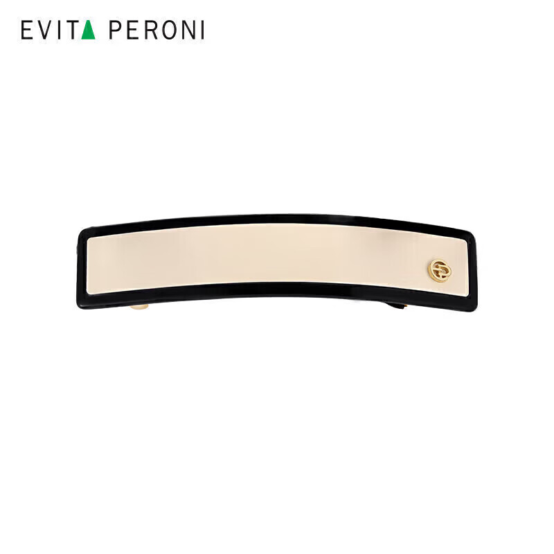 依慧达（Evita Peroni ）发夹后脑勺马尾夹一字夹横夹发卡女生日礼物送礼 中号-米白色