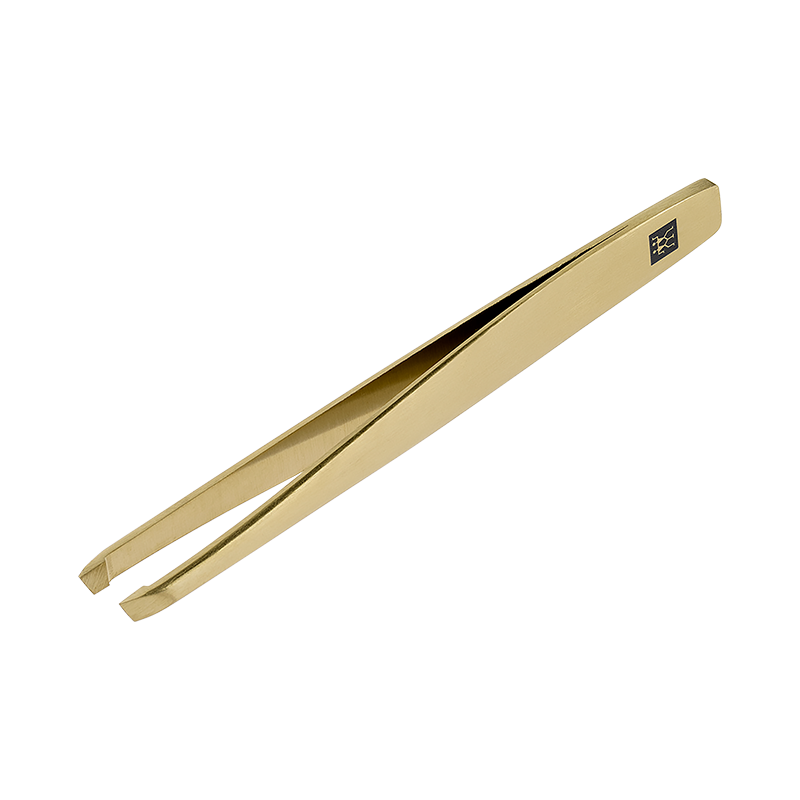 雙立人（ZWILLING）斜頭眉鑷修眉夾拔毛鉗不銹鋼鑷子美容工具貼假睫毛夾胡子雜毛德國