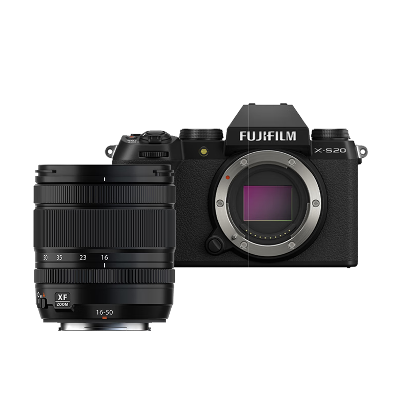 【95成新】富士（FUJIFILM）X-S20 微单相机 16-50mm套机 AI智能对焦 750张续航增强 全新Vlog模式 高便携高性能