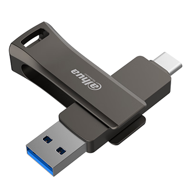 da hua 大华 P629-32 USB 3.2 U盘 灰色 32GB Type-C/USB-A双口