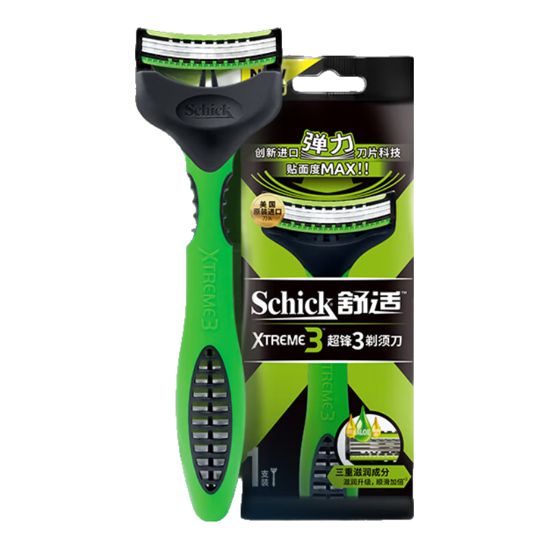 ���ʣ�Schick��Xtreme3����3���뵶��㵶(1֧װ) ���ɱ�Я