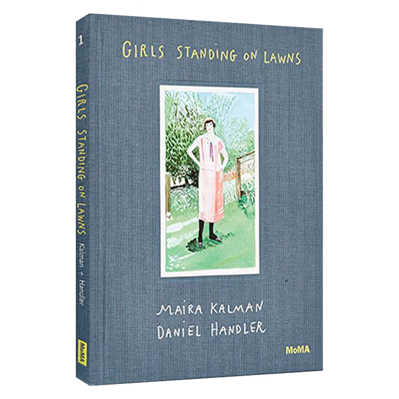 进口原版书 girls standing on lawns 站在草坪上的女孩 精装 英文版