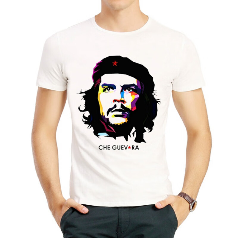 切格瓦拉t恤个性白色短袖趣味搞怪印花衣服男cheguevaratshirt 款式1