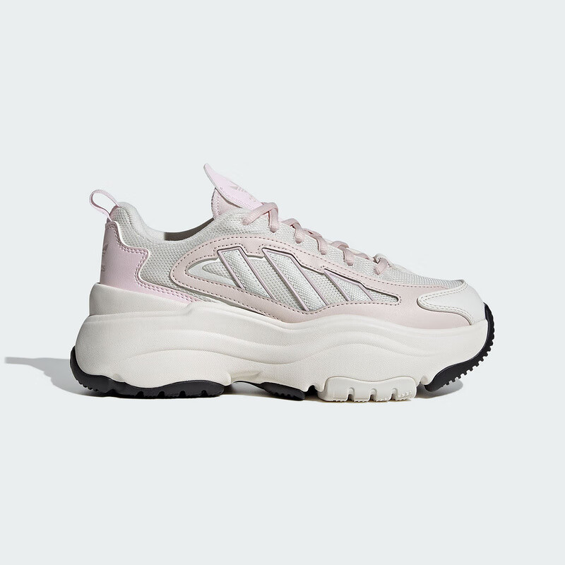 阿迪达斯 （adidas）胜道运动 2024三叶草夏季女休闲鞋经典透气厚底运动老爹鞋 IG6044 38