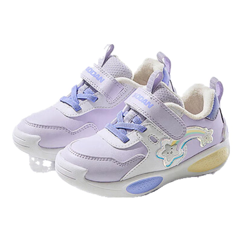 乔丹女童加绒板鞋儿童秋冬款保暖二棉鞋婴童运动鞋-25