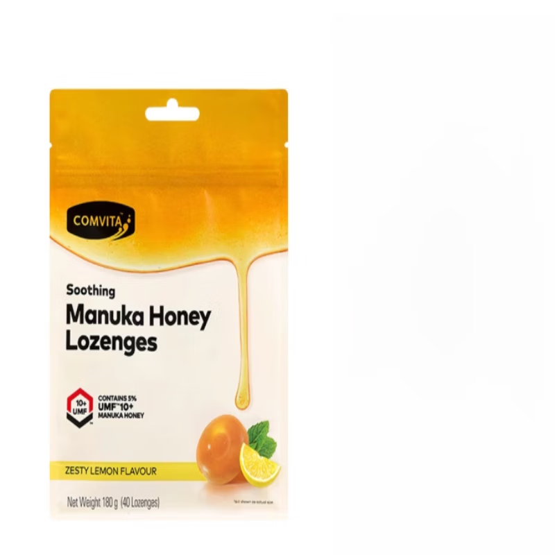 康維他comvita康維他UMF10+麥盧卡蜂蜜硬糖果40粒新西蘭糖檸檬味 檸檬味12粒*2