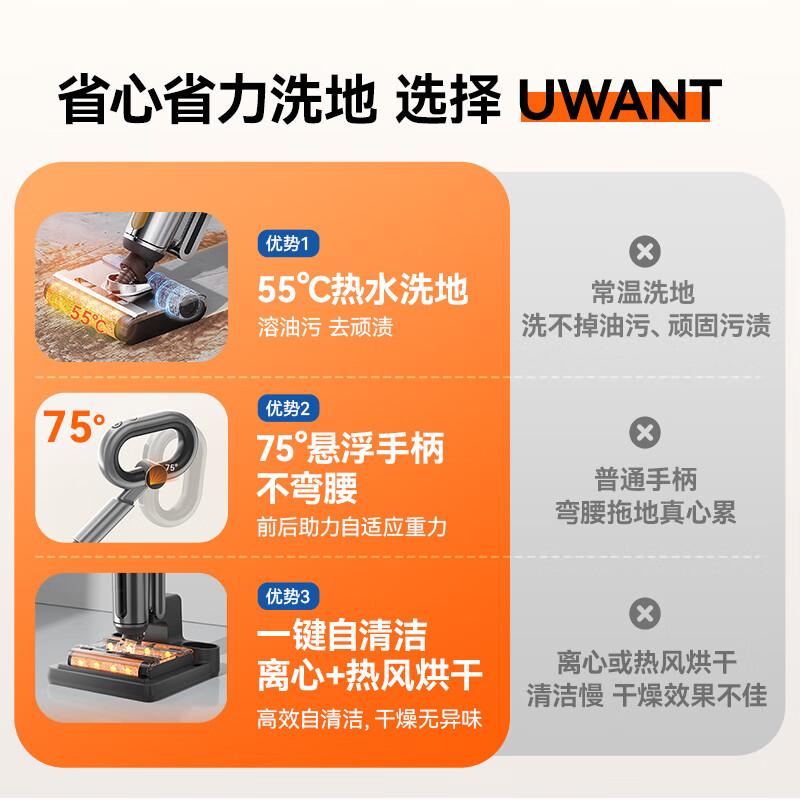 UWANT X200全自动吸拖洗地机自动拖地机怎么样?评测:热门推荐,不容错过-图片6