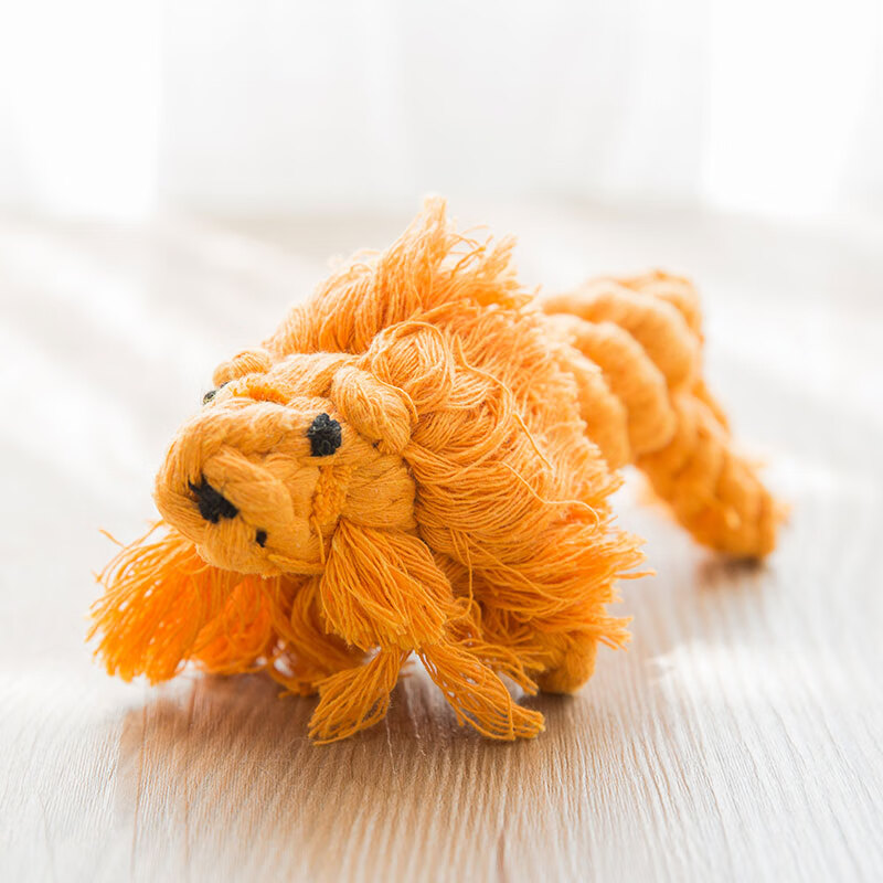 狗狗玩具绳结拔河磨牙耐咬互动拉扯毛线球柯基金毛小幼犬啃咬绳子