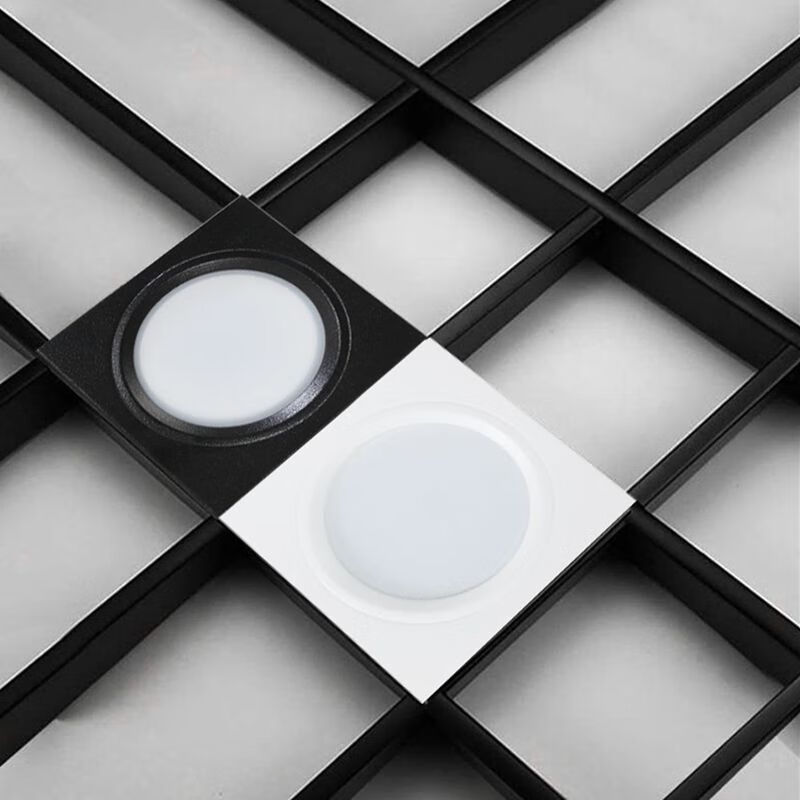 溥畔格栅灯15x15吊顶专用嵌入式10x10方形led双头筒灯网格斗胆cob射灯