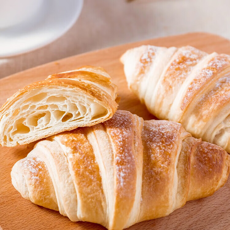 西厨贝可 黄油可颂牛角面包 羊角烘焙早餐懒人速食食品25g/只 15只装