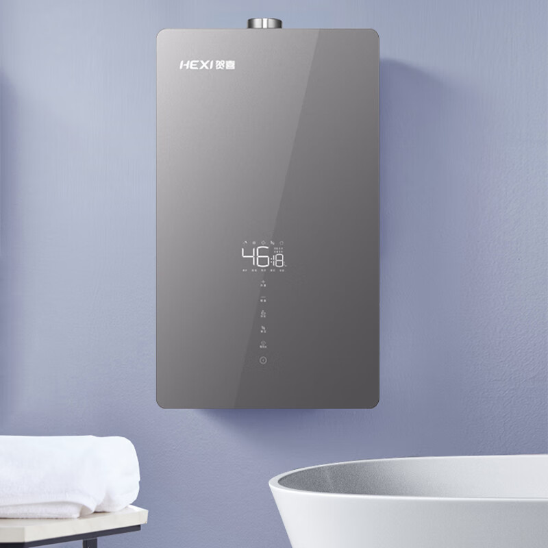 贺喜(hexi)电器 零冷水热水器s16款16l 变频恒温