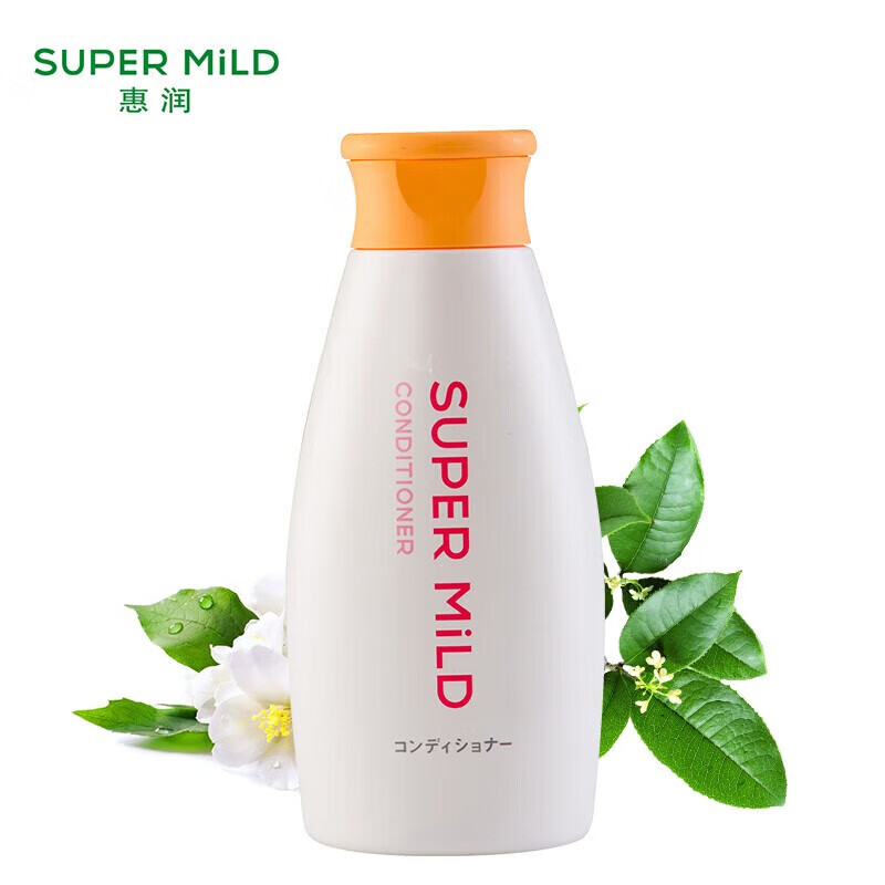 惠润（SUPER MiLD）惠润现货SUPER MILD柔净绿野芳香日本进口无硅油蓬松柔顺洗发水 鲜花芳香护发素220ml
