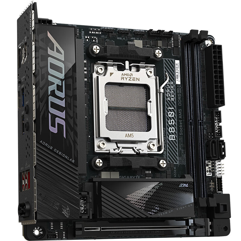 技嘉 【免6期息】AMD B850 AORUS 单主板小雕/冰雕/电竞雕 支持锐龙R7 9800X3D/7800X3D/9600X CPU B850I AORUS PRO WiFi7 迷你雕