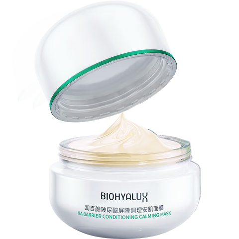 润百颜玻尿酸屏障调理安肌面膜修护保湿舒缓涂抹面膜华熙生物新年礼物女 屏障安肌面膜50g【效期至26.10】
